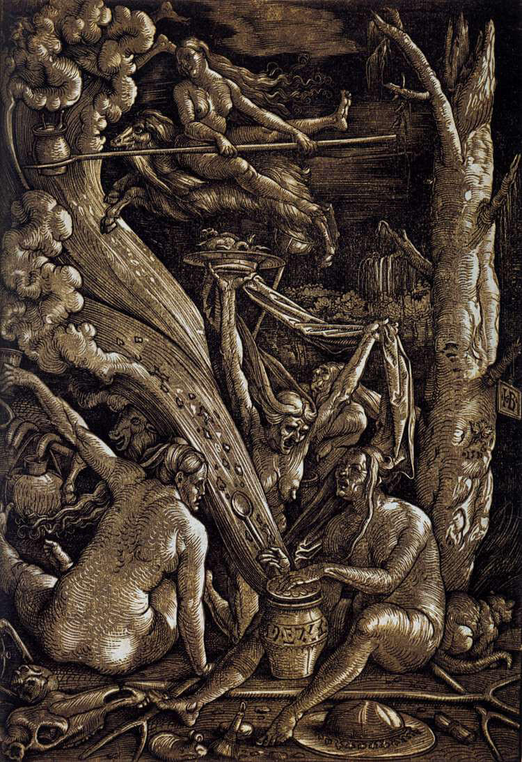 Witches Sabbath by Hans Baldung Grien (1510)