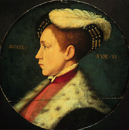 Portrait of Edward VI of England by Hans Holbein (1538)