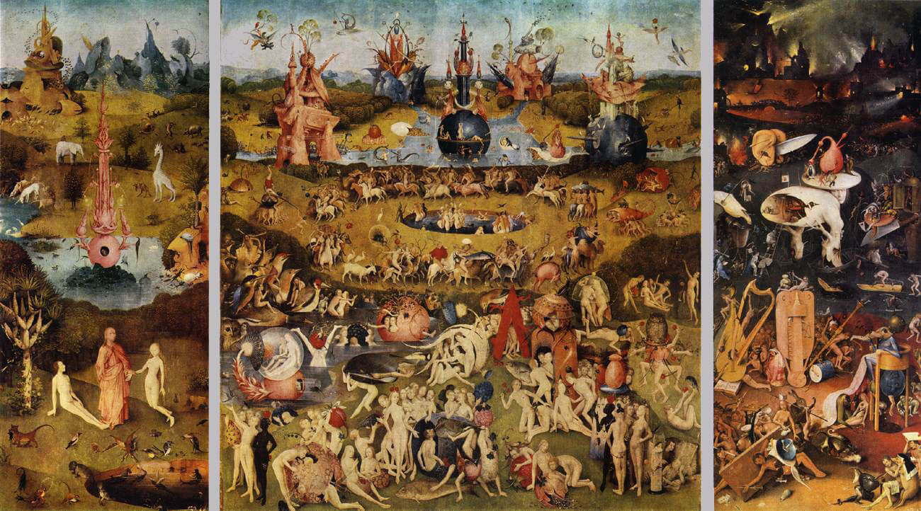 Garden of Earthly Delights by Hieronymus Bosch (1510)