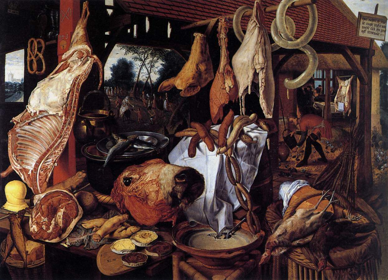 Butchers Stall by Pieter Aertsen (1527)