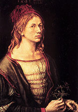 Self Portrait by Albrecht Durer (1493)