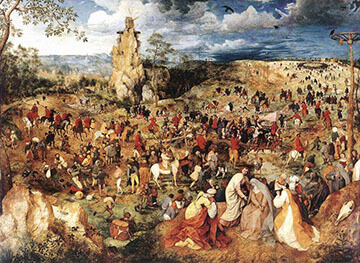 Carrying of the Cross by Pieter Bruegel the Elder (1560s)