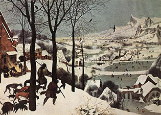 The Seasons Hunters in the Snow by Pieter Bruegel the Elder (1565)
